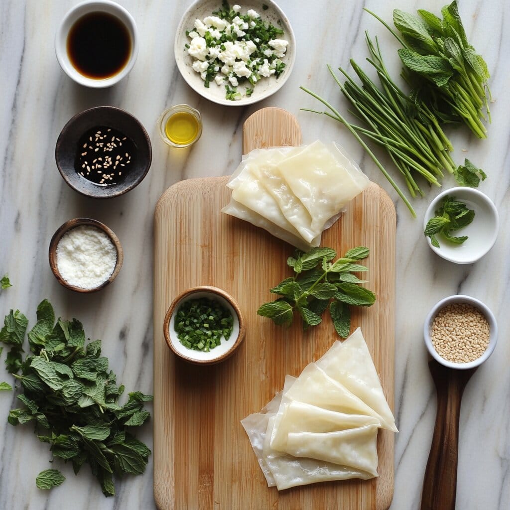 Subgum Wonton Soup – A Flavorful and Nutritious Delight 3 Fresh ingredients for Subgum Wonton Soup, including raw wontons, sliced vegetables, chicken, and bowls of broth and soy sauce.