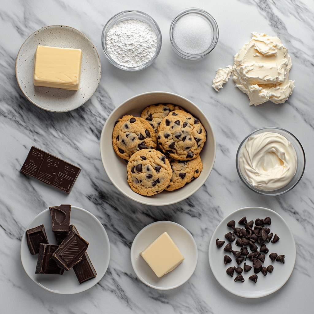 Chocolate Butter Cookies: The Ultimate Guide to a Classic Treat 3 Ingredients for chocolate butter cookies spread out on a kitchen counter