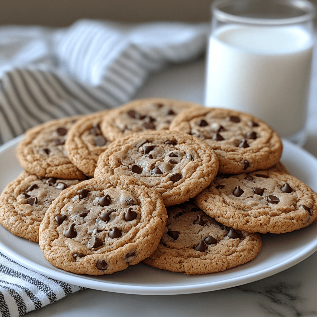 Chocolate Butter Cookies: The Ultimate Guide to a Classic Treat 2 A plate of chocolate butter cookies served with a glass of milk