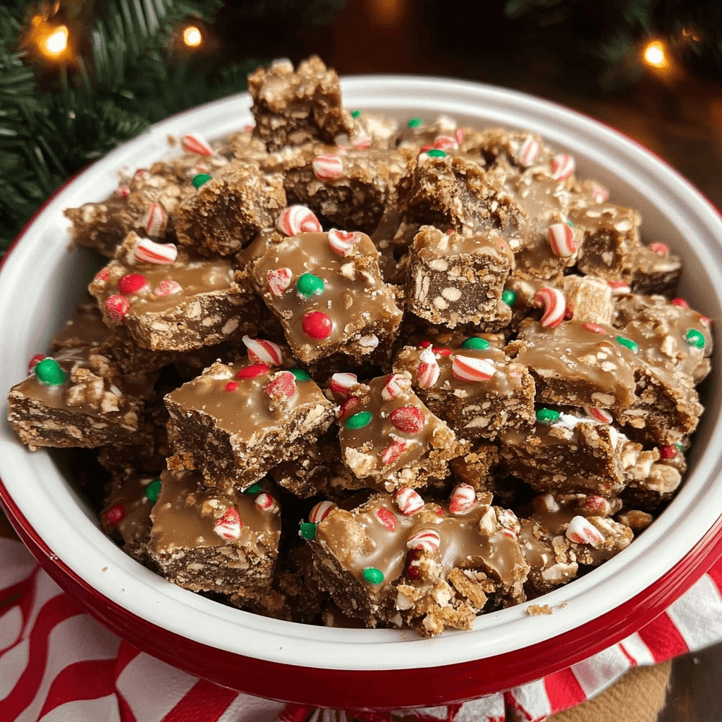 Crockpot Christmas Crack Recipe with chocolate and nuts